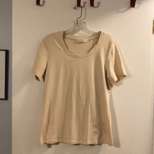 Blue Willi’s cream short sleeve tee